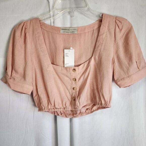 Urban Outfitters Button-Front Cropped Top Size XS NWT - Picture 5 of 12
